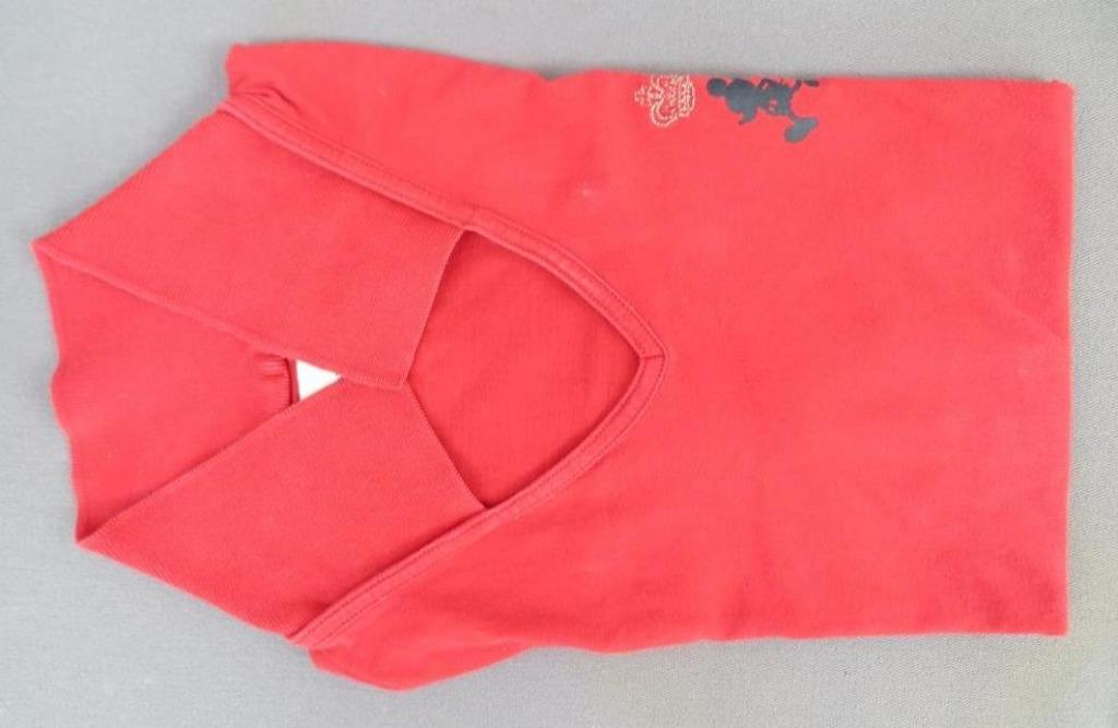 polo Mickey rouge, Envoi, Porté, Rouge, Manches courtes