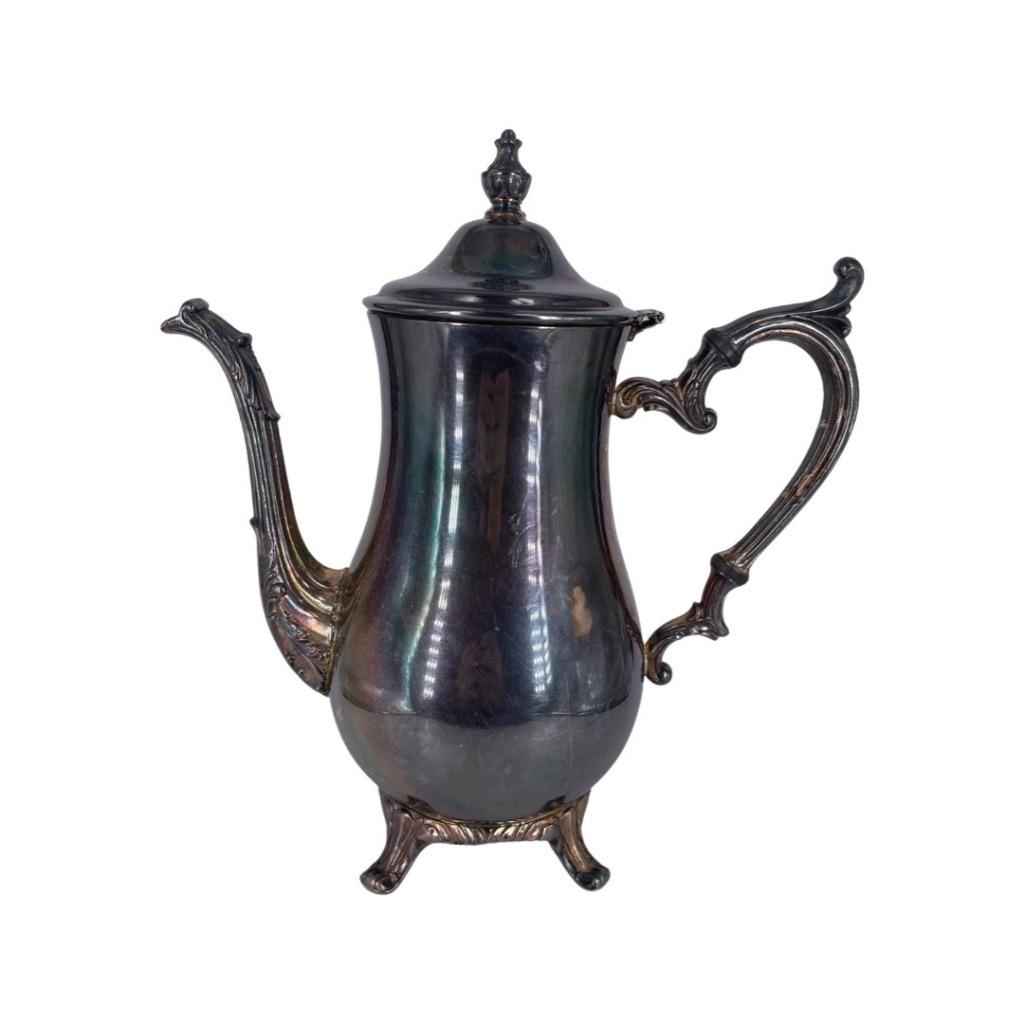 WM Rogers Plat cafetière sucrier pot à lait et 6 coupes, Enlèvement ou Envoi