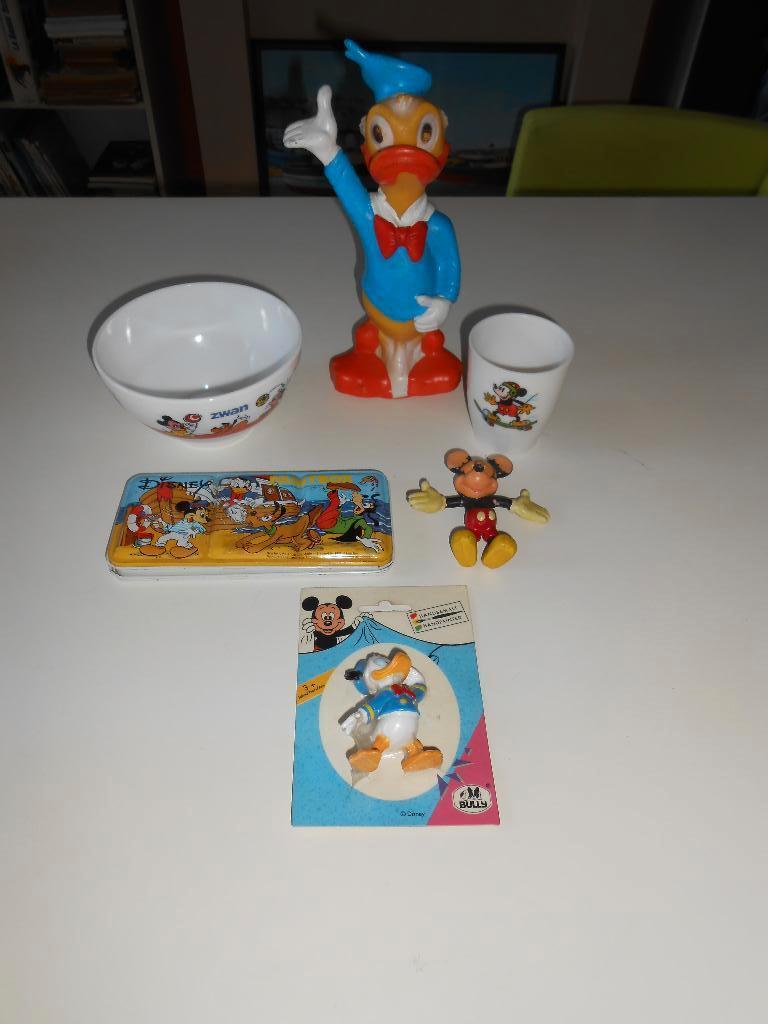 lotje Walt Disney , Mickey Mousse , Donald Duck , Pluto, Verzamelen, Ophalen of Verzenden, Donald Duck