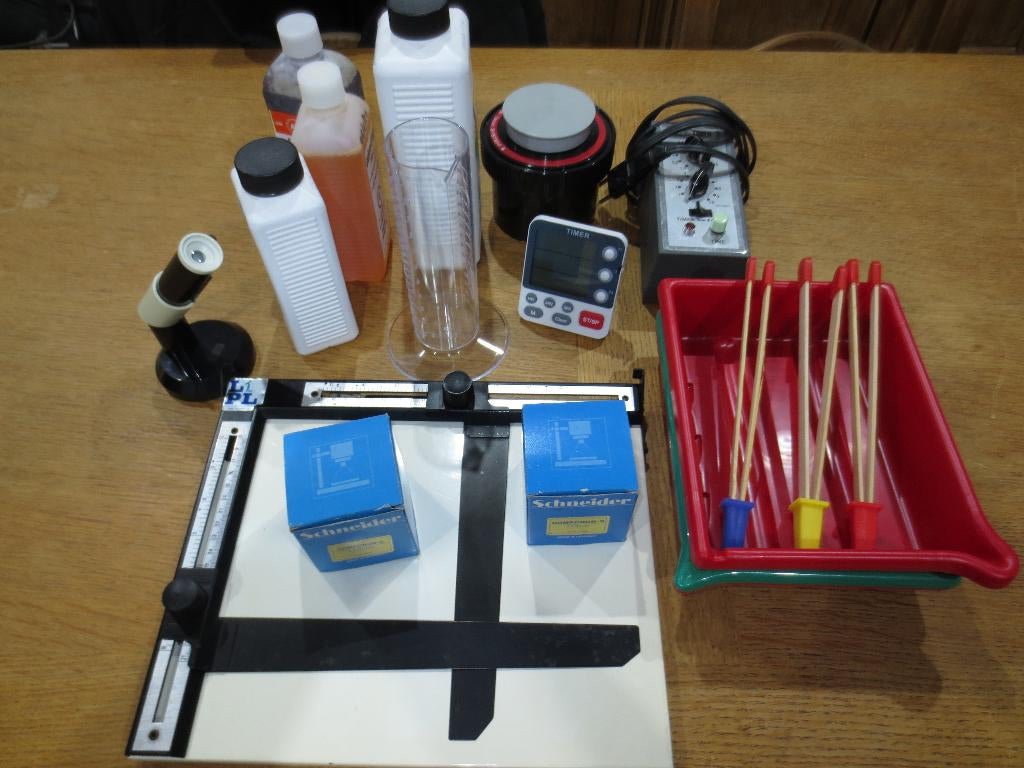 Agrandisseur photo Durst M805, Ophalen, Gebruikt, Complete dokaset