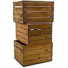 caisses en bois de pommes, Enlèvement, Utilisé, Bois