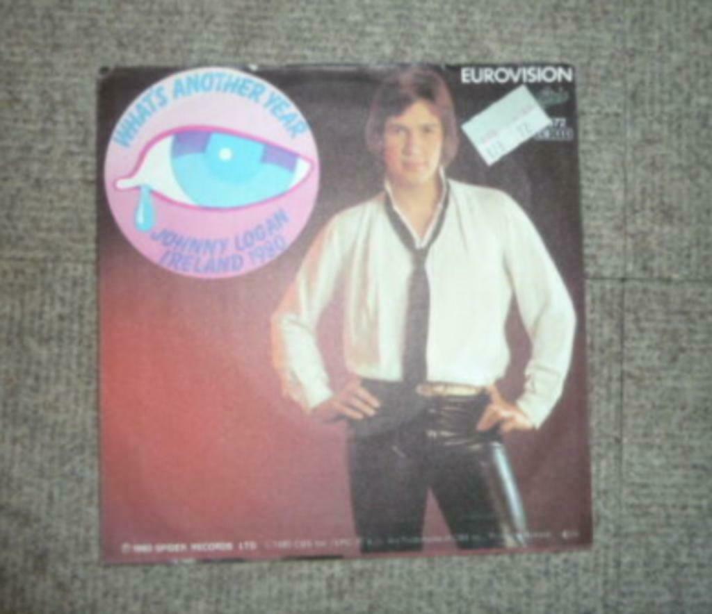 vinyl single Johnny Logan : What's another year / One ...., Enlèvement ou Envoi, Autres genres, Single