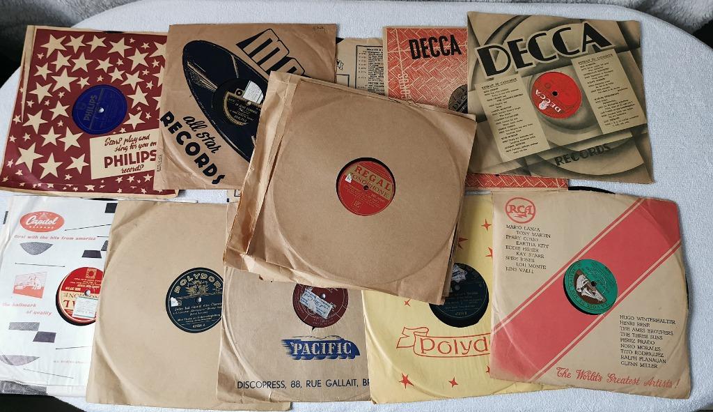 30 Bakkelieten 78 rmp Grammophon platen, Verzamelen, Ophalen of Verzenden, Gebruikt, Cd of Plaat