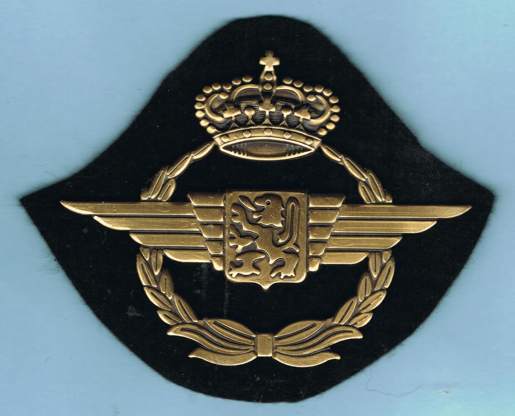 Belgian Air Force Kepie insigne ( D38 ), Ophalen of Verzenden, Luchtmacht, Embleem of Badge