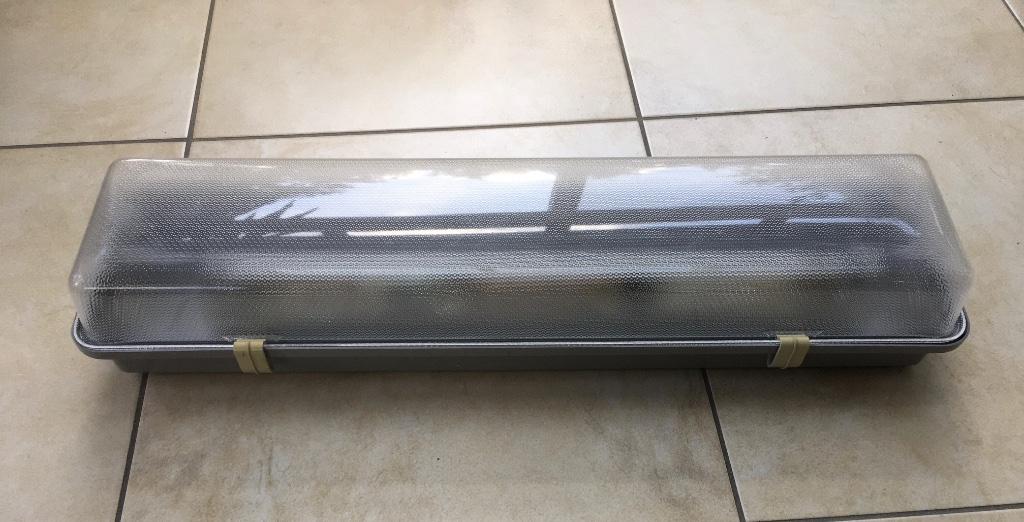 TL buiten armatuur + dunne TL lamp + starter, Ophalen of Verzenden, Gebruikt, Minder dan 50 watt, Lamp met armatuur