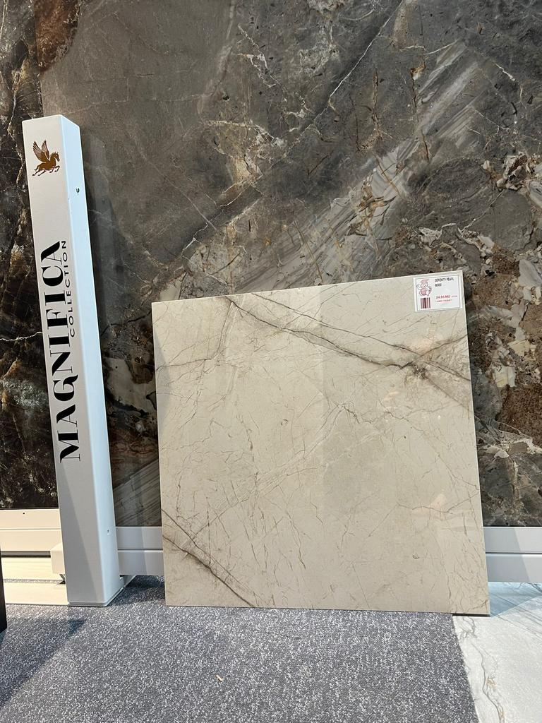 ✅ Carrelage 60x60 marbré beige POLI rectifié 1er choix❗️, Ophalen, Nieuw