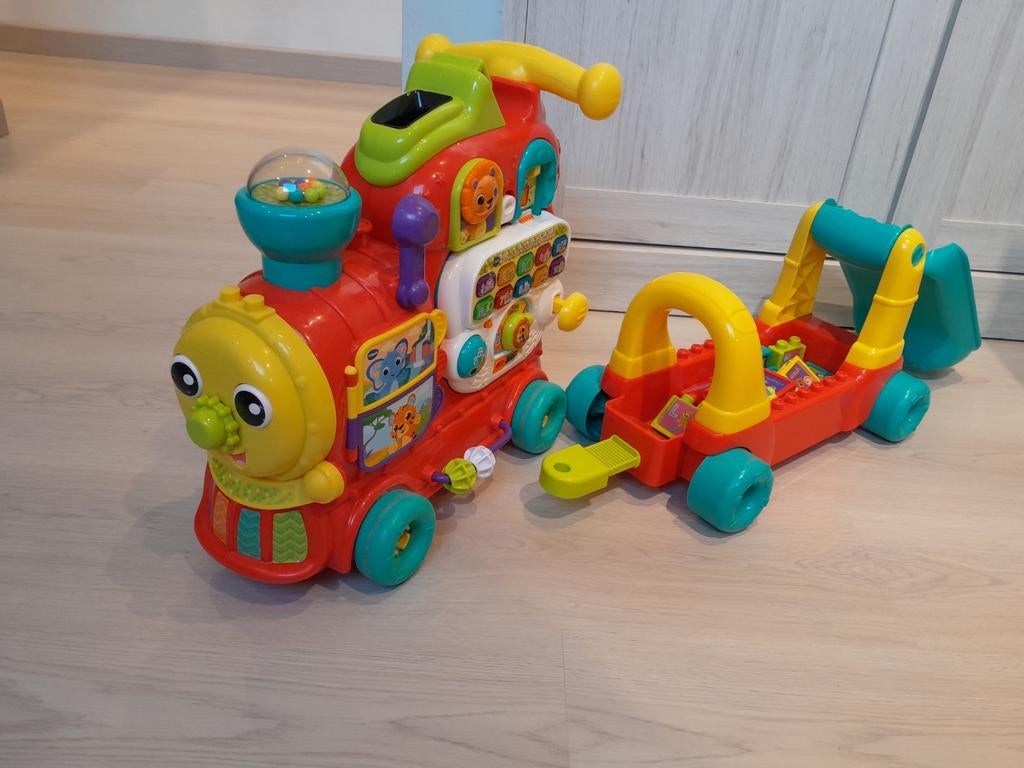 Vtech Rijd & Leer Letterlocomotief/trein in goede staat!, Ophalen of Verzenden, Zo goed als nieuw
