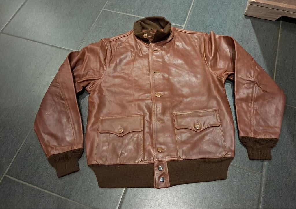 Veste d'instructeur de vol vintage A-1 USAAF WW2, Enlèvement ou Envoi, Comme neuf, Taille 48/50 (M)