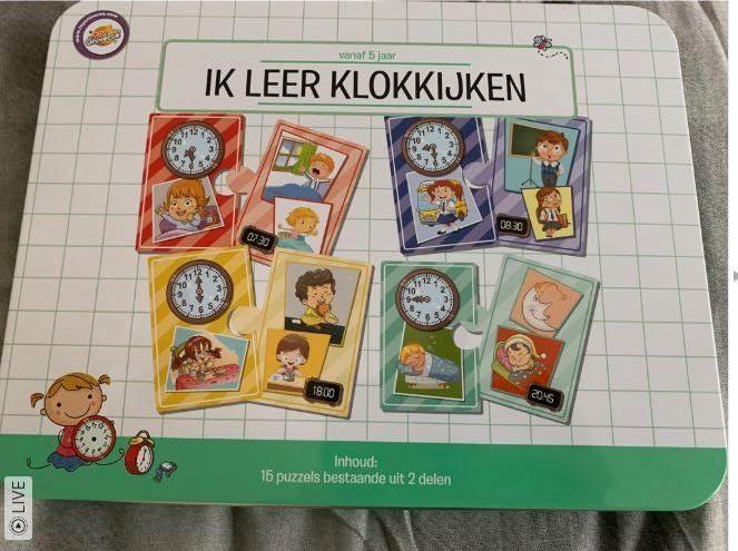 ik leer kloklezen, Ophalen, Nieuw, Puzzelen
