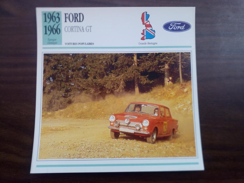 Ford voitures de course - Fiches Edito Service 1963-1992, Enlèvement ou Envoi, Comme neuf, Voitures