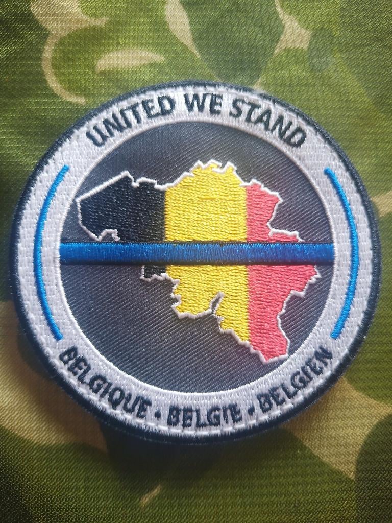 Badge police fédérale Belgian Blue Line. Lire annonce, Enlèvement ou Envoi, Gendarmerie, Emblème ou Badge