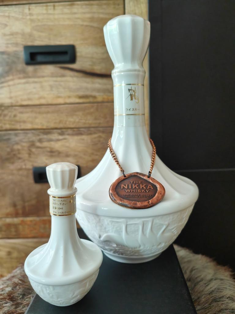 Carafe miniature en céramique Nikka Tsuru 50 ml (Yoichi & Mi, Neuf, Autres régions, Enlèvement ou Envoi, Pleine