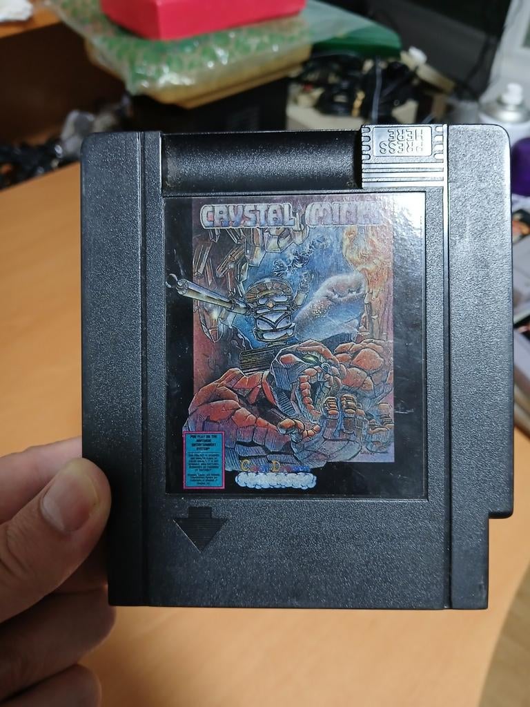 Crystal mines Nes ntsc usa black., Ophalen of Verzenden, Gebruikt