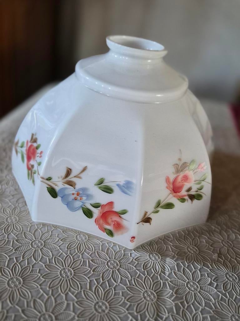 Lampe suspendue art déco en opaline, Enlèvement ou Envoi