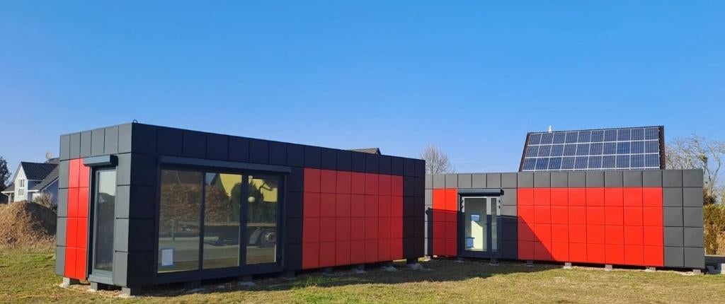 Moderne bedrijfscontainer — gemaakt in de EU