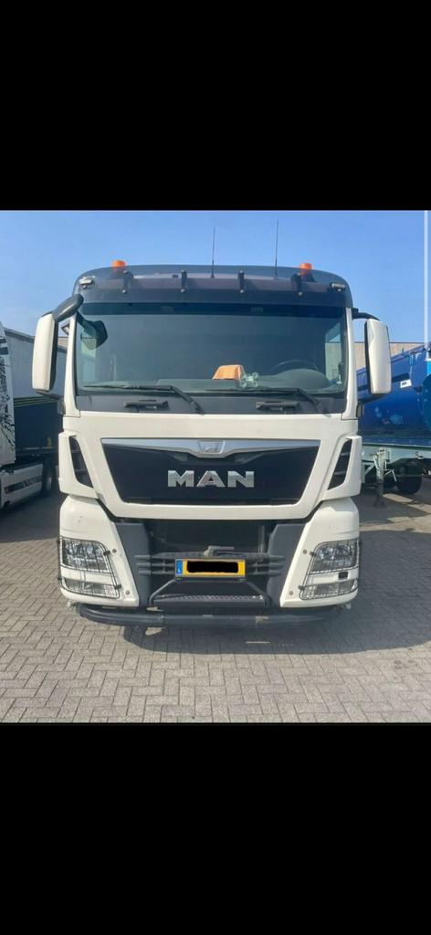 MAN 4x4 TGX 18.480 hydrodrive, Auto's, Vrachtwagens, Stof, MAN, Wit, Vierwielaandrijving