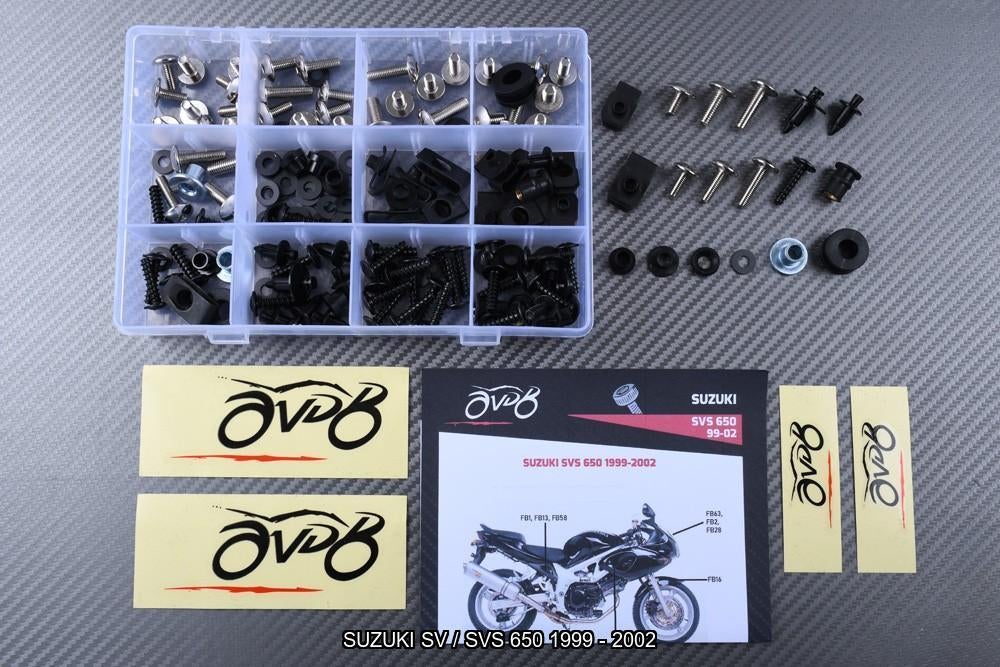 Kit visserie spécifique pour SUZUKI SV / SVS 650 1999 - 2002, Enlèvement ou Envoi, Neuf