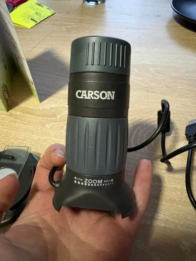 Carson microscoop, Audio, Tv en Foto, Optische apparatuur | Microscopen, Zo goed als nieuw, Ophalen of Verzenden