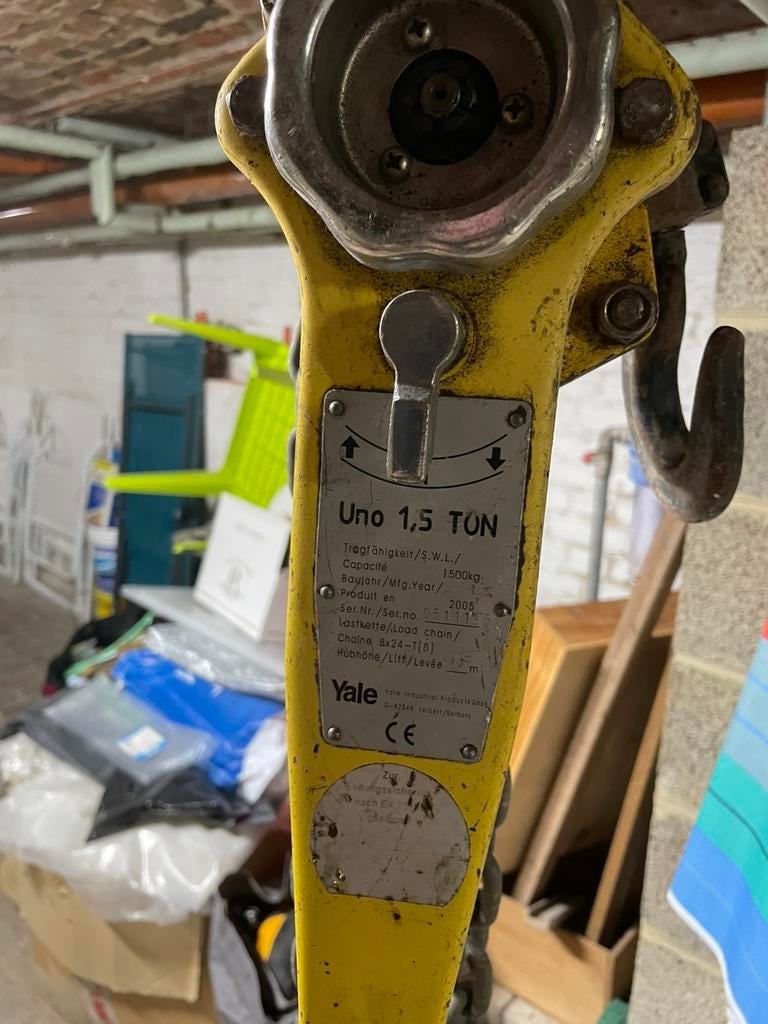 Palant à chaîne, Bricolage & Construction, Treuils et Palans, Enlèvement, Utilisé