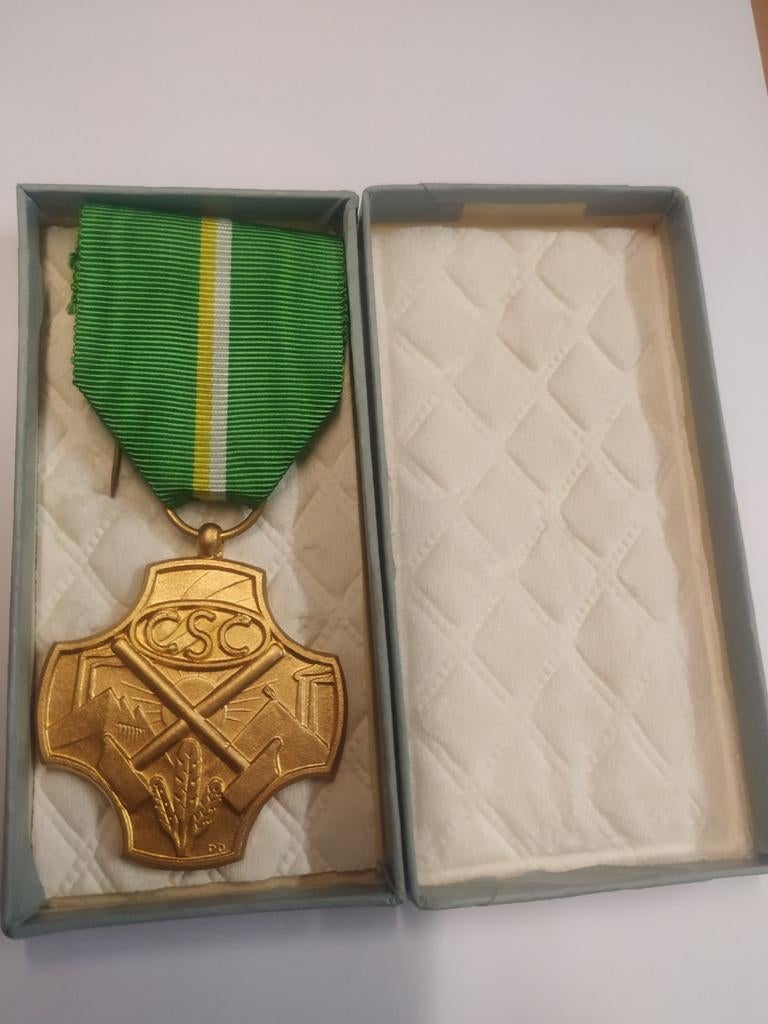 Décoration médaille insigne CSC, Enlèvement ou Envoi, Bronze