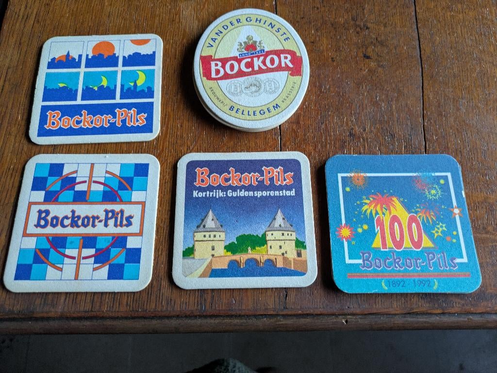 Bockor pils, Verzamelen, Ophalen of Verzenden, Zo goed als nieuw, Viltje(s)