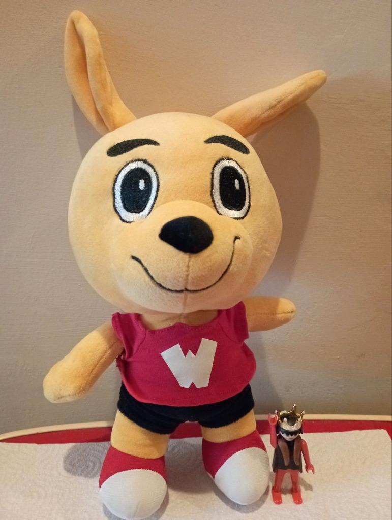 647) groter Walibi pluche kangoeroe 7, Enfants & Bébés, Jouets | Peluches, Comme neuf, Enlèvement ou Envoi