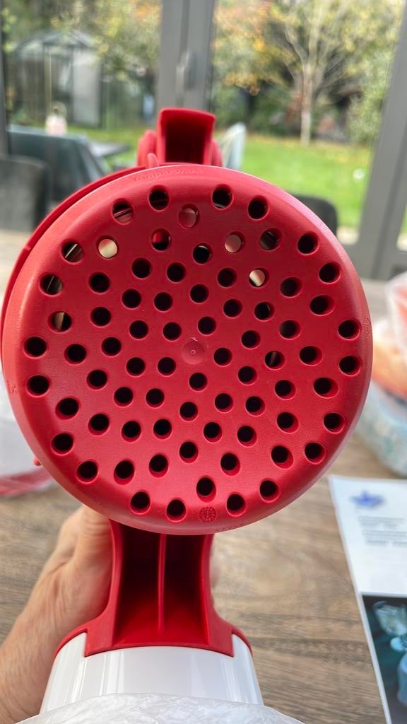 Adapta le bâtonnet de purée avec le pied, Maison & Meubles, Cuisine| Tupperware, Neuf, Rouge, Tupperware, Info@tupperware.fr