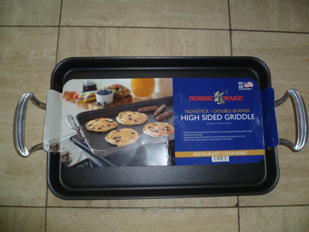 Nordic Ware grote plancha antikleef 2 vuren-Niet gebruikt, Huis en Inrichting, Ophalen of Verzenden, Nieuw, Overige materialen