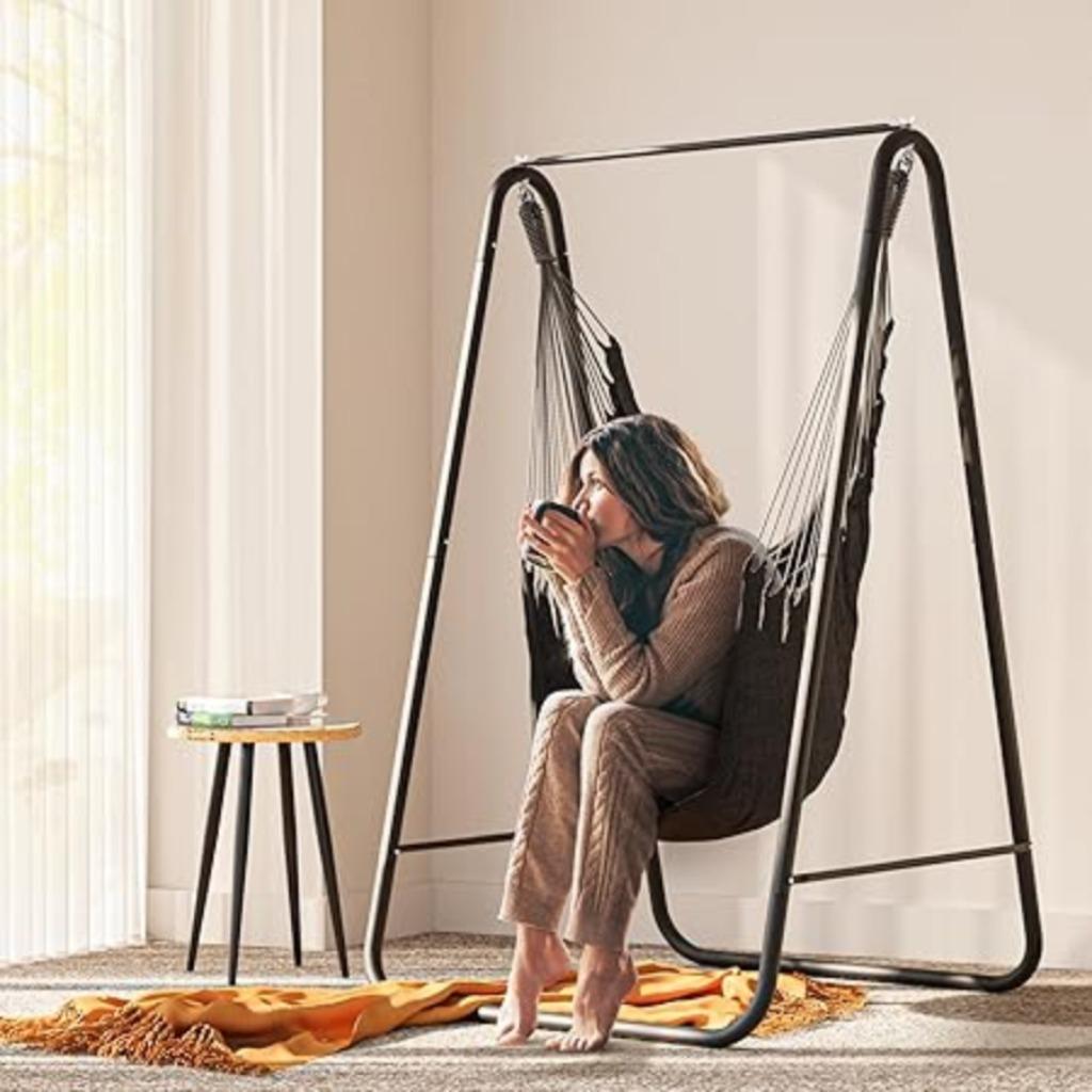 Fauteuil suspendu avec cadre LIVRAISON RAPIDE ET GRATUITE, Envoi, Neuf