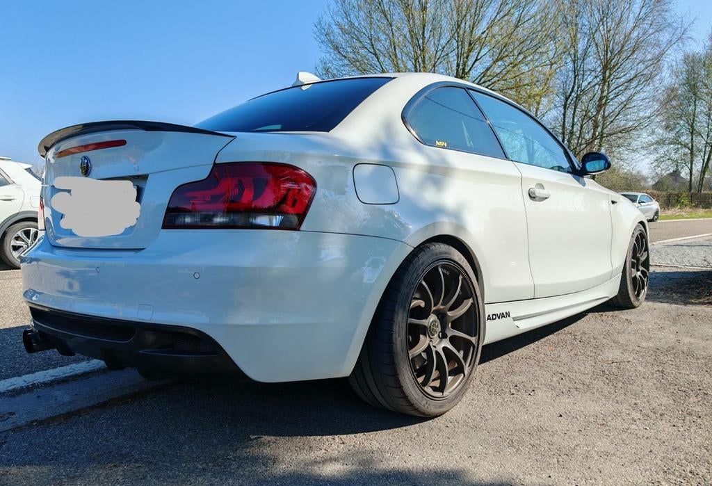 4 jantes ADVAN RZ 18" pour BMW e82 ou autres, pneus Michelin, Enlèvement, Utilisé, Avant, BMW