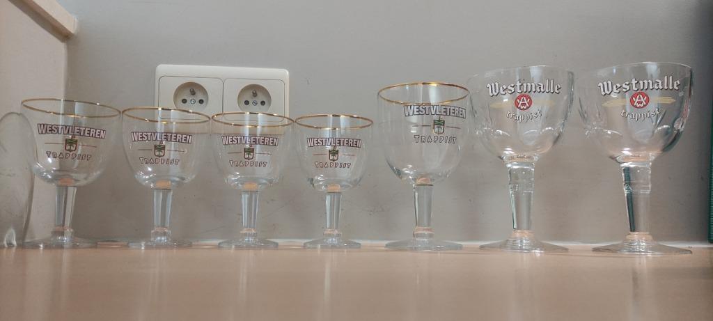 Bierglazen, Verzamelen, Glas en Drinkglazen, Ophalen, Zo goed als nieuw, Bierglas