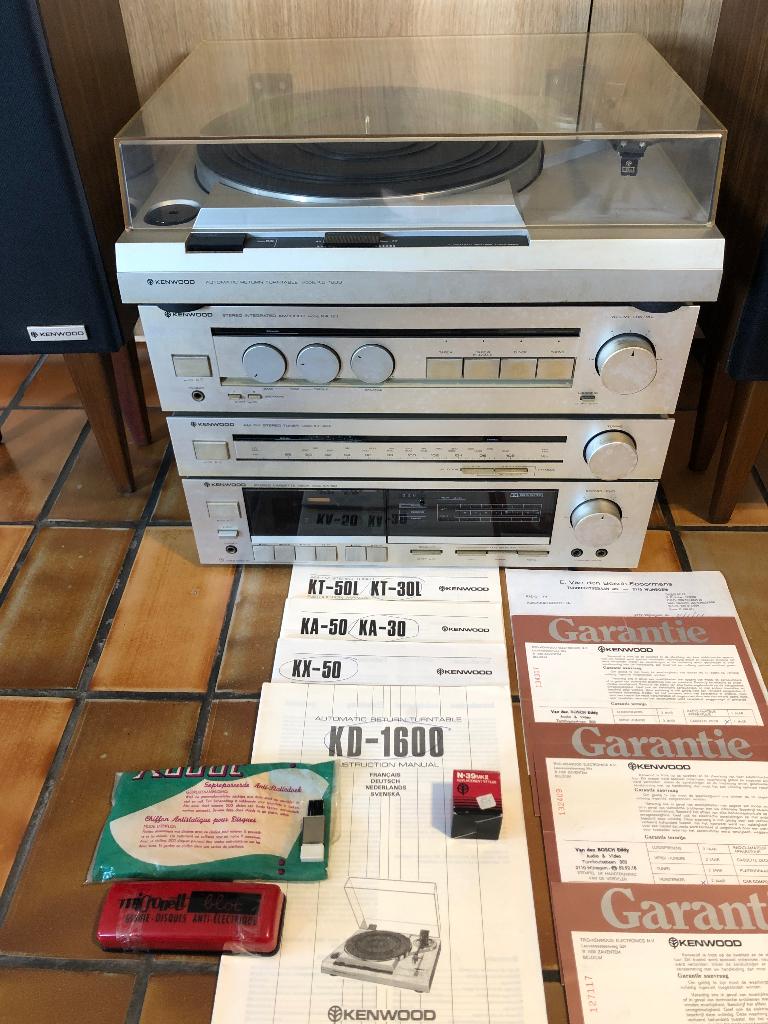 Kenwood vintage hifi tower + speakers, Audio, Tv en Foto, Stereoketens, Ophalen, Tuner of Radio, Overige merken