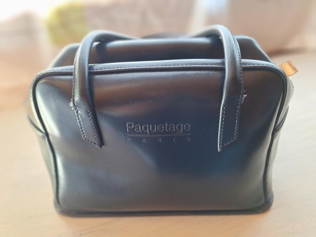 Zwarte tas, Ophalen of Verzenden, Zo goed als nieuw, Zwart