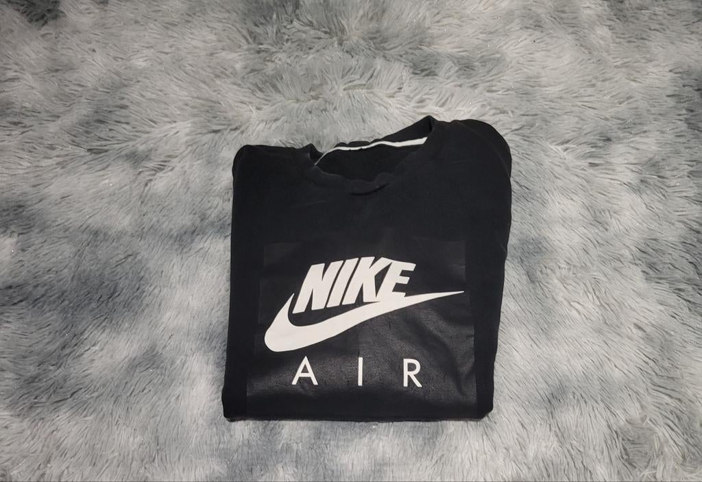 Sweat Nike Air - Noir & Gris  - Taille L - Zip Latéral Style, Enlèvement ou Envoi, Nike, Taille 52/54 (L), Porté
