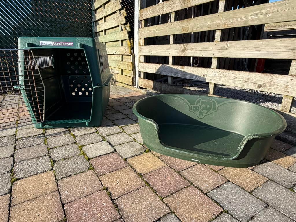 Honden Bench en mand, Dieren en Toebehoren, Ophalen, Gebruikt