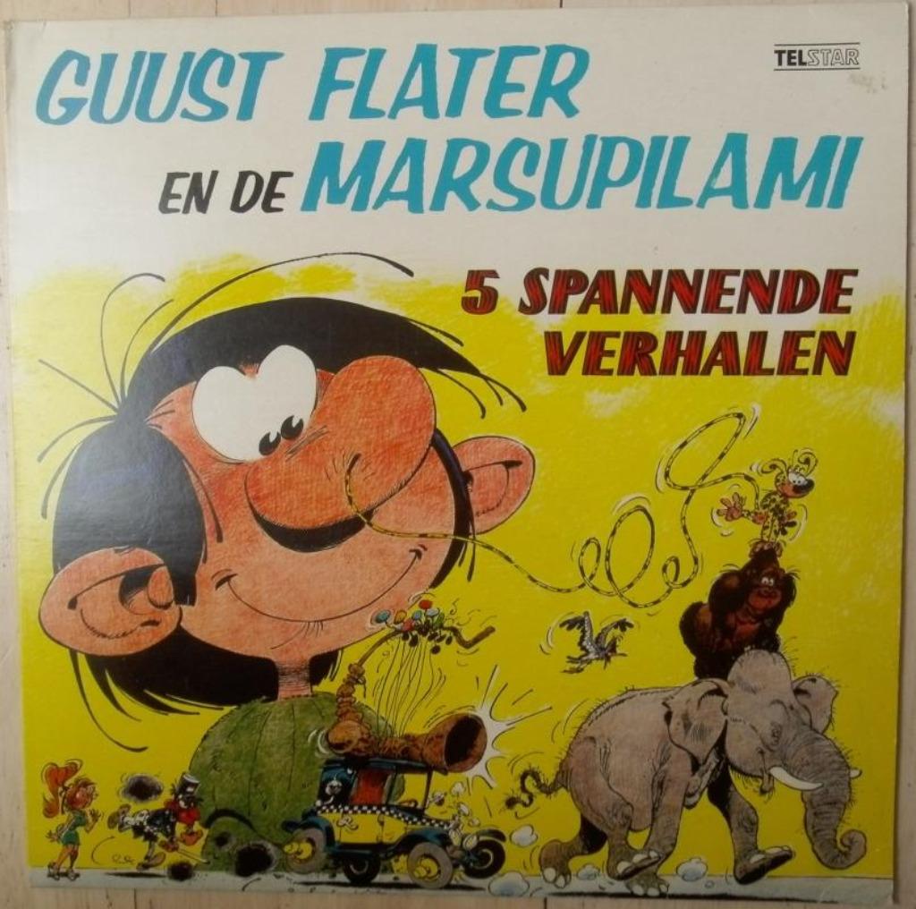 LP's Guust Flater en de Marsupilami, Ophalen of Verzenden