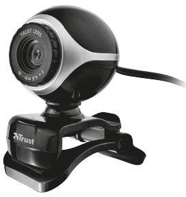 Trust Exis Webcam - Webcamera - kleur - audio - USB 2.0, Informatique & Logiciels, Webcams, Neuf, Enlèvement ou Envoi, Clip moniteur