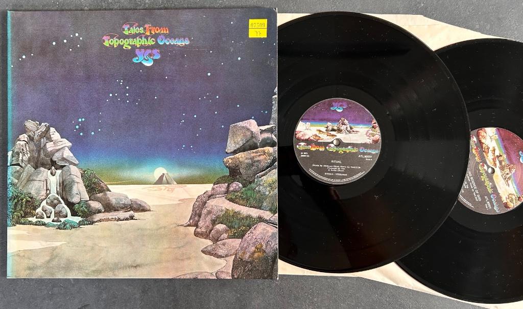 YES - Tales from topographic oceans ( 2LP; NMINT ), Cd's en Dvd's, Vinyl | Rock, Zo goed als nieuw, Progressive, 12 inch, Verzenden