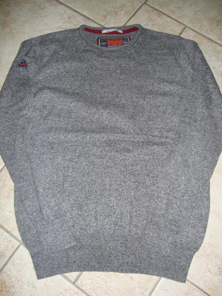 Trui Superdry, maat M, grijs, Maat 48/50 (M), SuperDry, Ophalen of Verzenden, Zo goed als nieuw