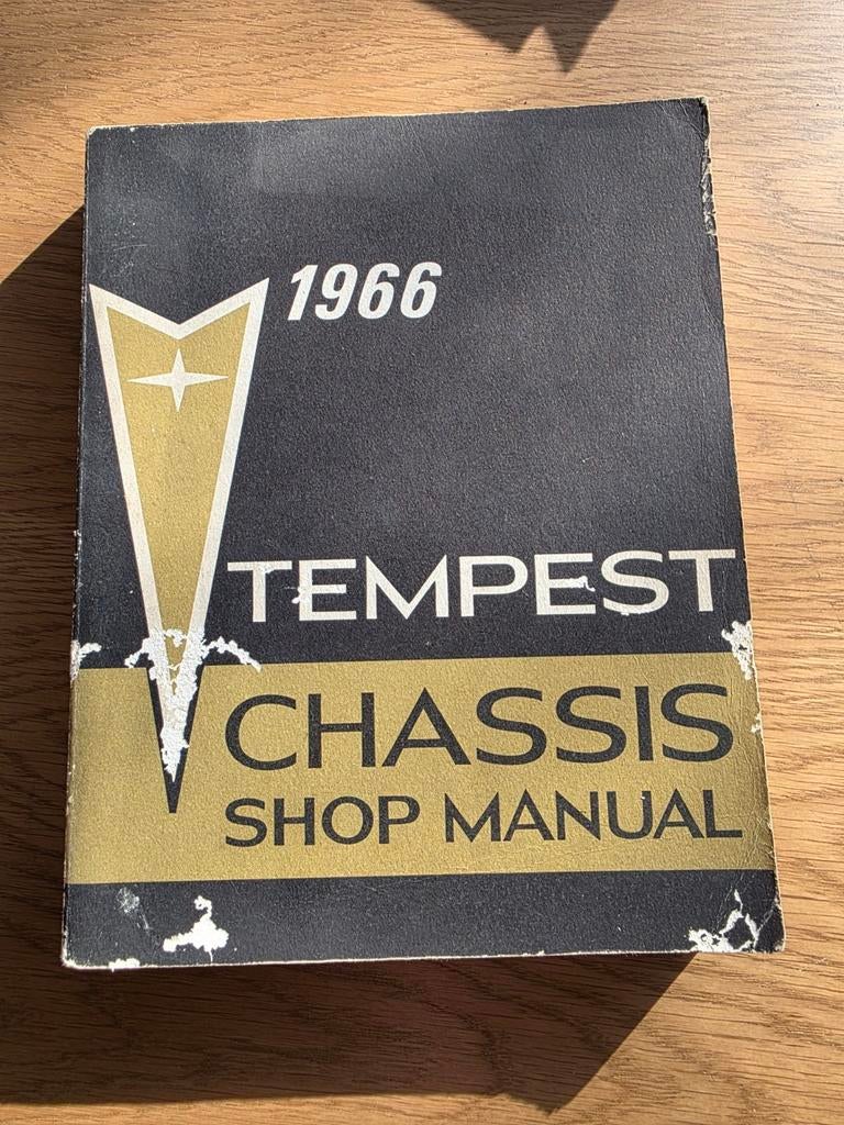 Manuel d'atelier du châssis Pontiac Tempest 1966, Enlèvement ou Envoi