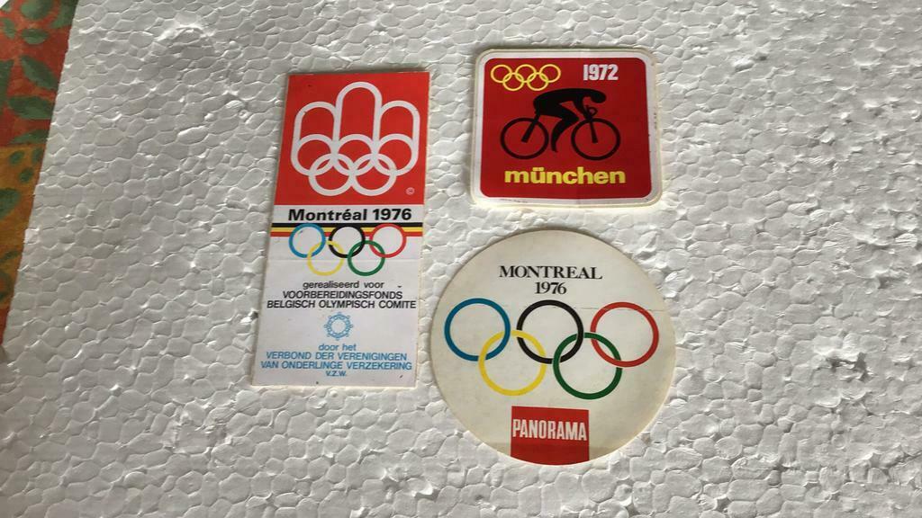 Stickers Olympische spelen (w6,1), Ophalen of Verzenden, Zo goed als nieuw, Bedrijf of Vereniging