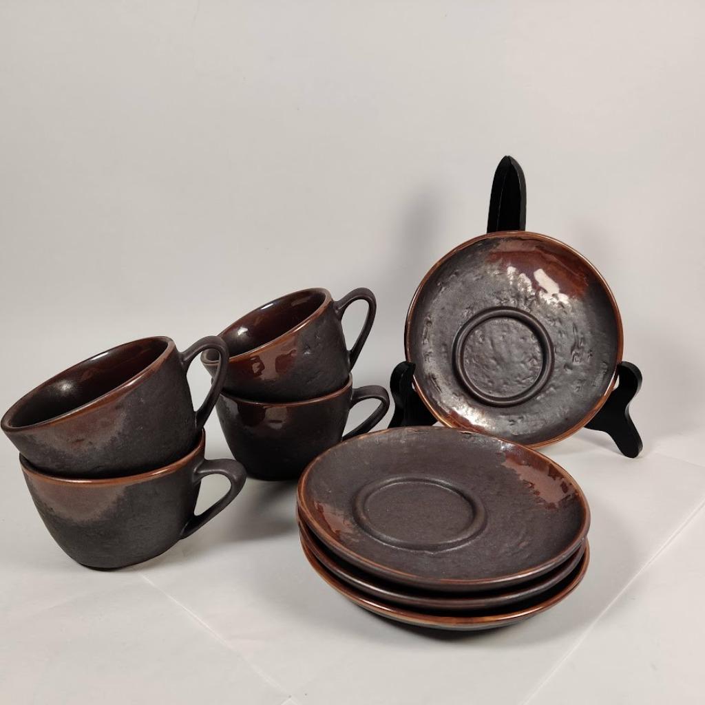 Set de 4 tasses et soucoupes, neuves, Enlèvement ou Envoi