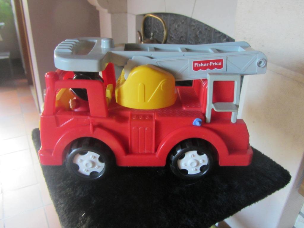 BRANDWEERWAGEN FISHER PRICE, Ophalen, Gebruikt
