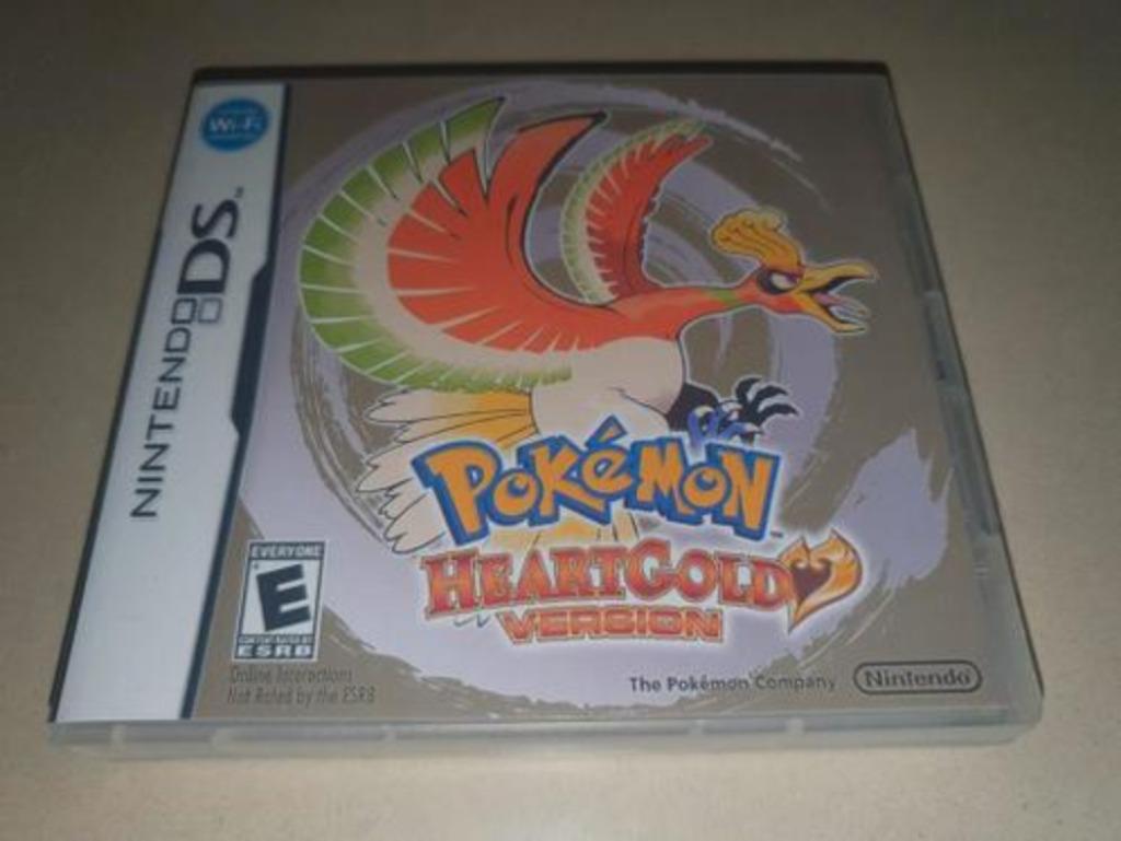 Pokemon HeartGold Version DS Game Case, Envoi, Comme neuf