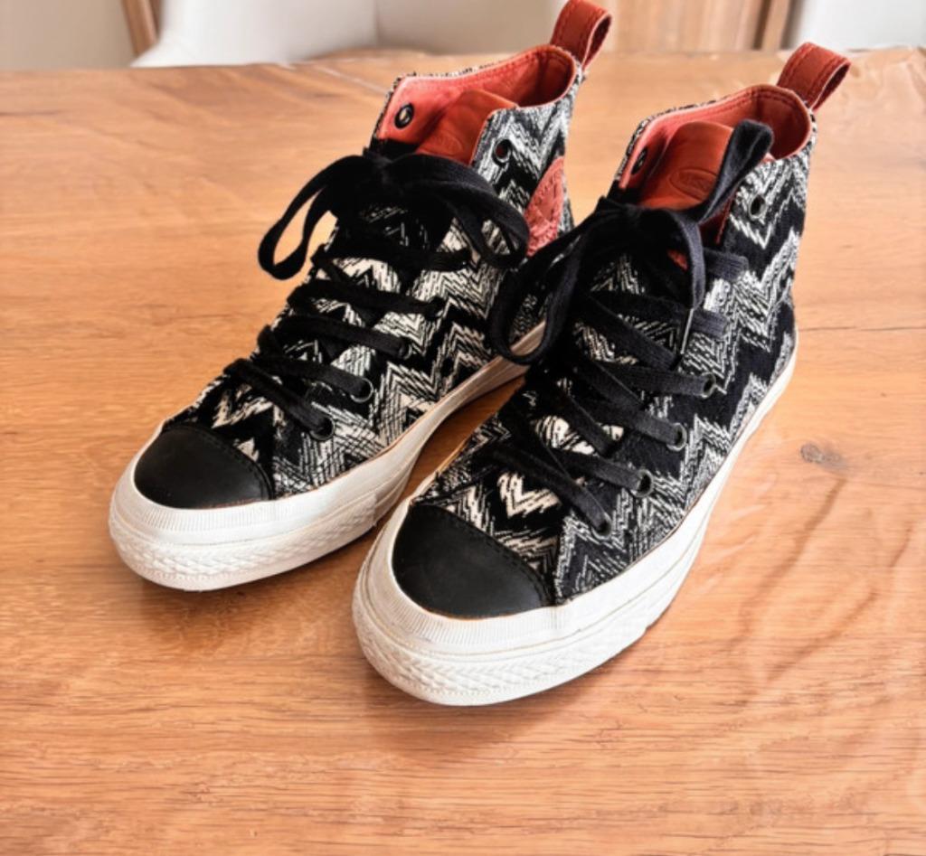 Missoni converse All Stars sneakers, Kleding | Dames, Zwart, Ophalen of Verzenden, Zo goed als nieuw, Sneakers