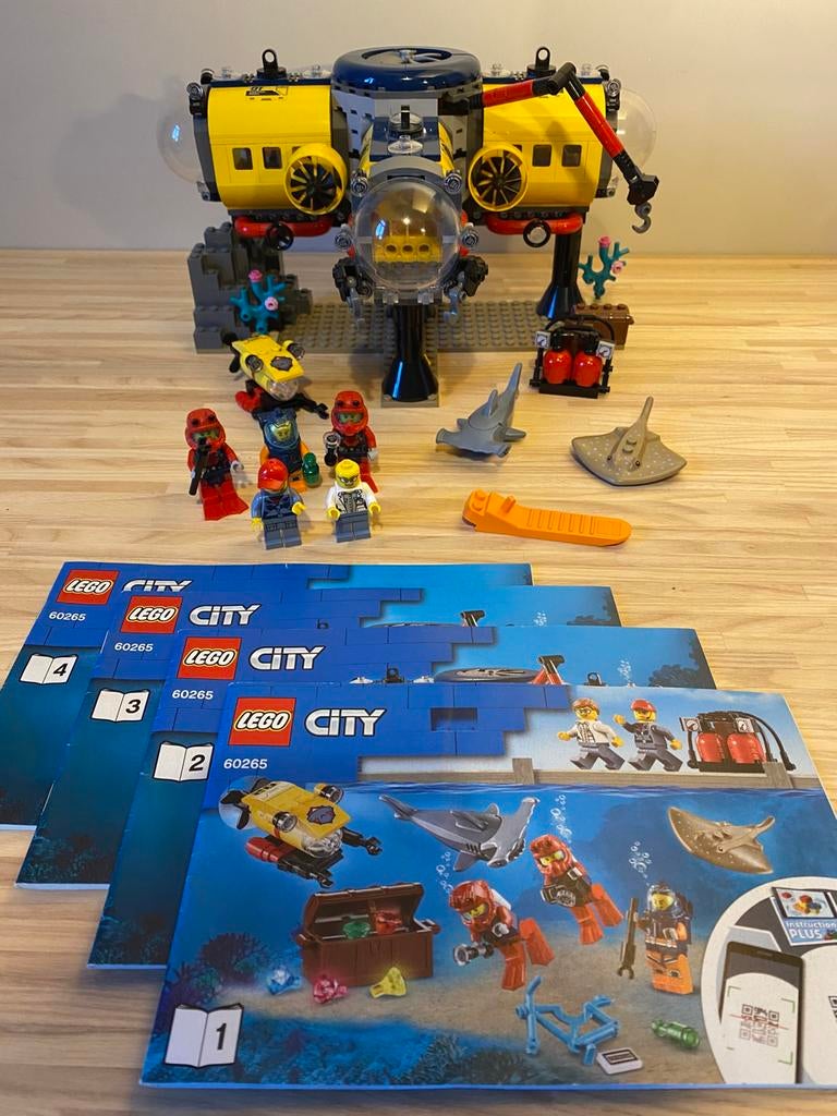 LEGO City 60265 onderzeeër, Ophalen, Gebruikt, Complete set, Lego