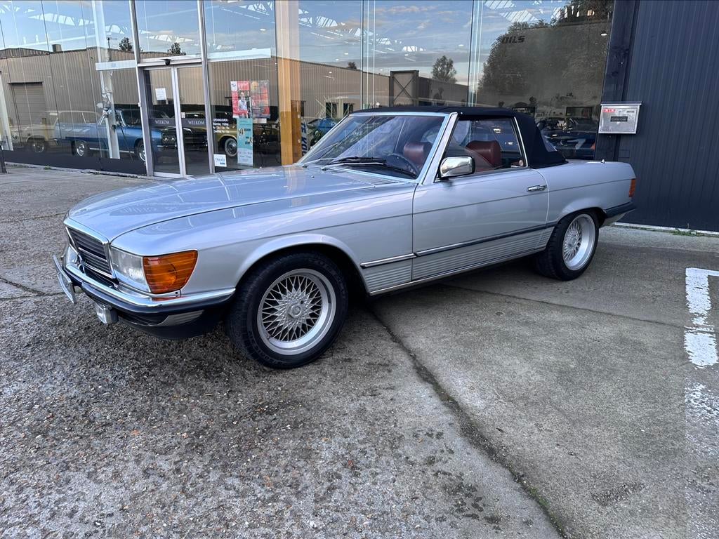Mercedes SL280 en etat parfait - voiture Belge d’origine., Cuir, Argent ou Gris, Achat, Entreprise