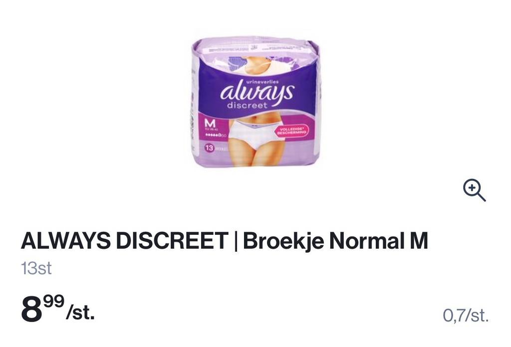 Always discreet pants, Enlèvement ou Envoi, Neuf