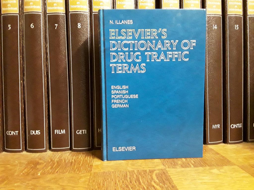 Elsevier's Dictionary of Drug Traffic Terms, English, Spanis, N. Illanes, Nieuw, Ophalen of Verzenden, Hogeschool