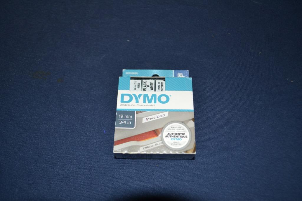 DYMO D1 LABEL CASSETTES 9 mm en 19mm, Ophalen of Verzenden, Nieuw, Printertape